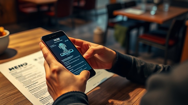 Smart Scan — photograph your menu and AI recognises all products — Waitex
